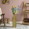 Uniquewise Antique Style Metal Bottle Shape Gold Floor Vase for Entryway, Living Room or Dining Room, Medium QI004442.M - alternate 2